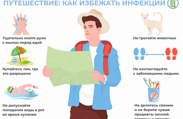 Путешествие - это возможность сменить обстановку, посмотреть мир, получить новые эмоции и впечатления. При этом нельзя не учитывать и риски заболеть во время отдыха. Самыми частыми спутниками путешественников являются кишечные и респираторные инфекции.